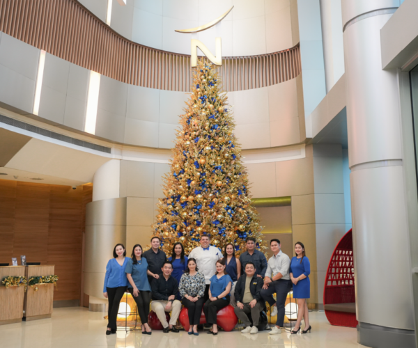 Novotel Manila Araneta City gets blue and bright for the Season