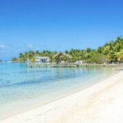 Belize island beach