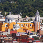 Aerial View Of Tlaxcala In Mexico, Latin America