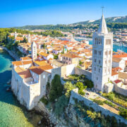 Aerial View Of Rab Island, Croatia