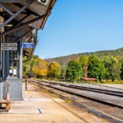 Train station in Cass, WV