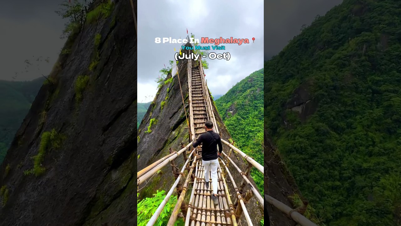 8 Place in Meghalaya 📍|| You must visit in July- October