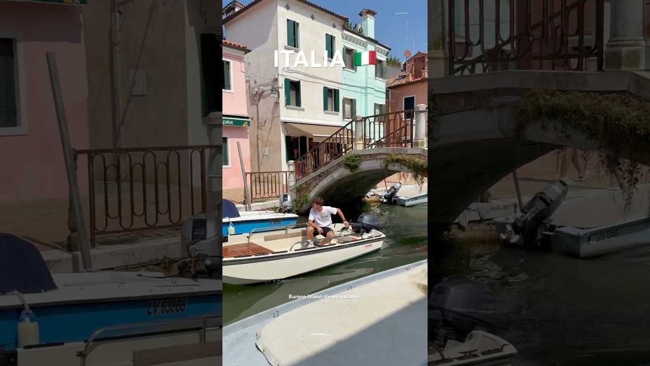 Italy Tourist Places | Burano – Venice italy travel guide #italy #travel #travelvlog #traveltips