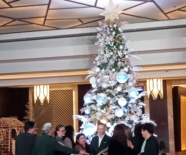 Quest Plus Conference Center, Manila gives back at its first-ever tree-lighting ceremony